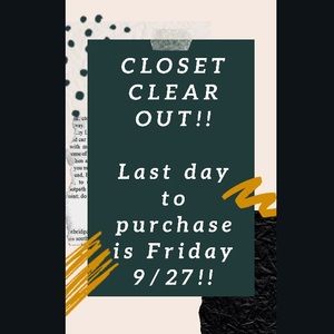 ‼️CLOSET CLEAR OUT!!! ‼️
